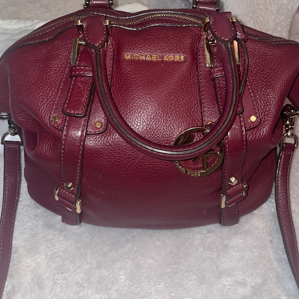 Burgundy Genuine Leather bag